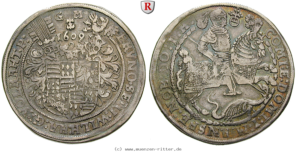 Klicken Sie auf das Bild um es auf Ihrem Rechner zu speichern mansfeld-grafschaft-bruno-ii--wilhelm-johann-georg-iv--volrat-vi-reichstaler/70090.jpg