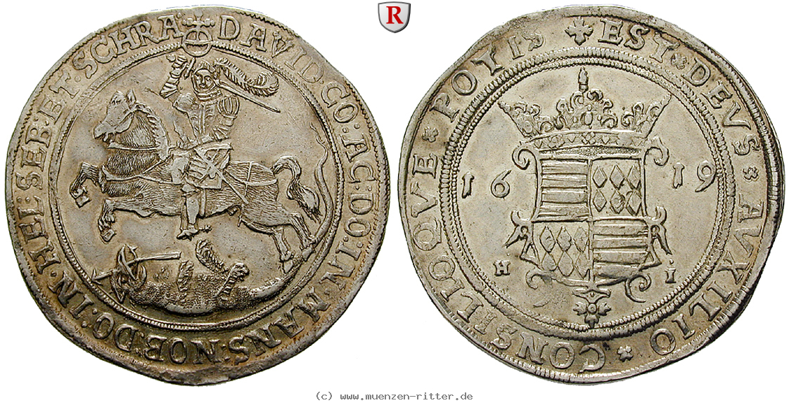 Klicken Sie auf das Bild um es auf Ihrem Rechner zu speichern mansfeld-grafschaft-david-reichstaler/99105.jpg