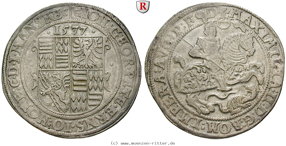 Klicken Sie auf das Bild um es auf Ihrem Rechner zu speichern mansfeld-grafschaft-johann-georg-i--peter-ernst-i--johann-hoyer-iii-reichstaler/77823.jpg