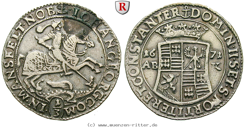 Klicken Sie auf das Bild um es auf Ihrem Rechner zu speichern mansfeld-grafschaft-johann-georg-iii-1-3-taler/70091.jpg
