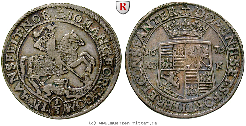 Klicken Sie auf das Bild um es auf Ihrem Rechner zu speichern mansfeld-grafschaft-johann-georg-iii-1-3-taler/75443.jpg
