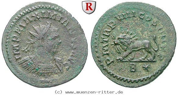 Klicken Sie auf das Bild um es auf Ihrem Rechner zu speichern maximianus-herculius-antoninian/29614.jpg