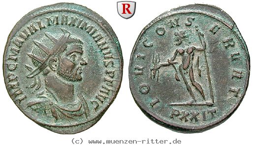 Klicken Sie auf das Bild um es auf Ihrem Rechner zu speichern maximianus-herculius-antoninian/33431.jpg