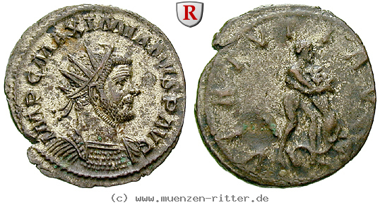 Klicken Sie auf das Bild um es auf Ihrem Rechner zu speichern maximianus-herculius-antoninian/47849.jpg
