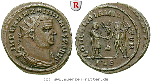 Klicken Sie auf das Bild um es auf Ihrem Rechner zu speichern maximianus-herculius-antoninian/52122.jpg