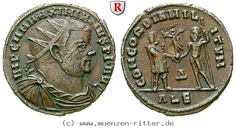 Klicken Sie auf das Bild um es auf Ihrem Rechner zu speichern maximianus-herculius-antoninian/59665.jpg