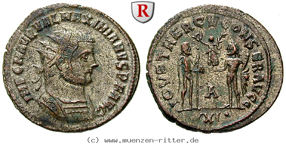 Klicken Sie auf das Bild um es auf Ihrem Rechner zu speichern maximianus-herculius-antoninian/62644.jpg