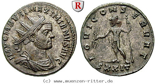 Klicken Sie auf das Bild um es auf Ihrem Rechner zu speichern maximianus-herculius-antoninian/95530.jpg