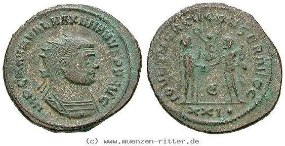 Klicken Sie auf das Bild um es auf Ihrem Rechner zu speichern maximianus-herculius-antoninian/erom6498.jpg