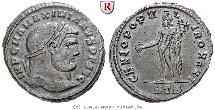 Klicken Sie auf das Bild um es auf Ihrem Rechner zu speichern maximianus-herculius-follis/21727.jpg