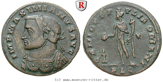 Klicken Sie auf das Bild um es auf Ihrem Rechner zu speichern maximianus-herculius-follis/27036.jpg