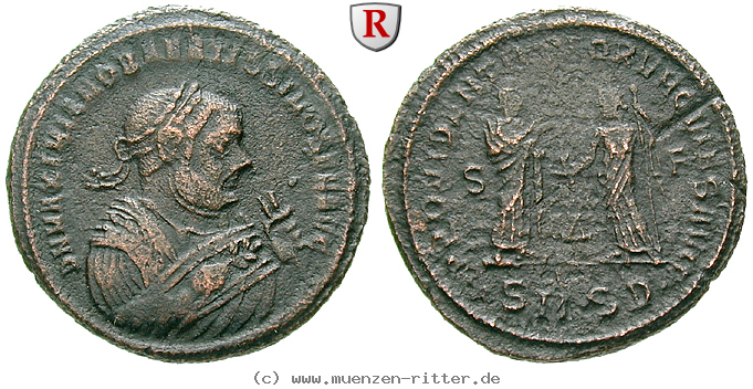Klicken Sie auf das Bild um es auf Ihrem Rechner zu speichern maximianus-herculius-follis/31880.jpg