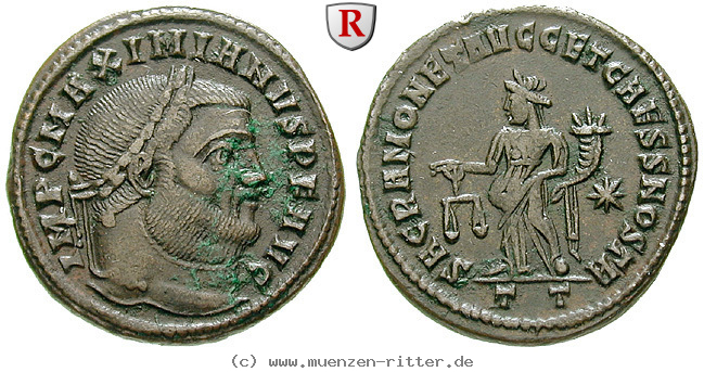 Klicken Sie auf das Bild um es auf Ihrem Rechner zu speichern maximianus-herculius-follis/57693.jpg