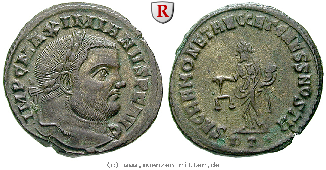 Klicken Sie auf das Bild um es auf Ihrem Rechner zu speichern maximianus-herculius-follis/59661.jpg