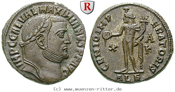 Klicken Sie auf das Bild um es auf Ihrem Rechner zu speichern maximianus-herculius-follis/59667.jpg