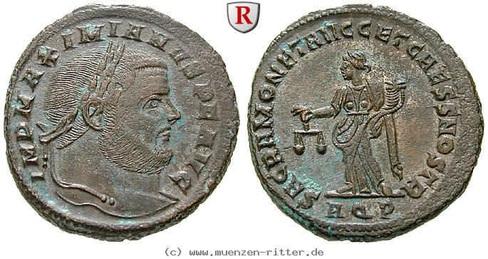Klicken Sie auf das Bild um es auf Ihrem Rechner zu speichern maximianus-herculius-follis/79104.jpg