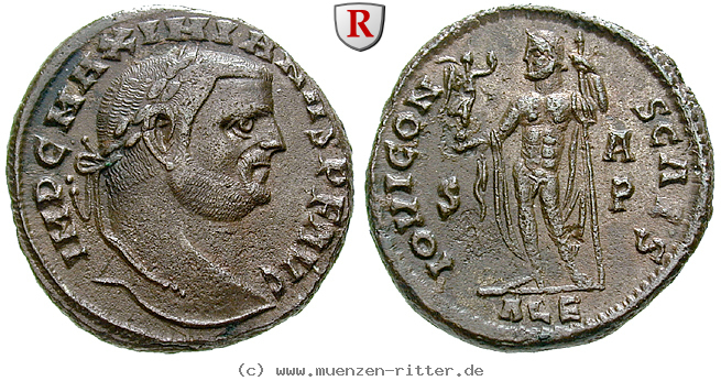 Klicken Sie auf das Bild um es auf Ihrem Rechner zu speichern maximianus-herculius-follis/81439.jpg