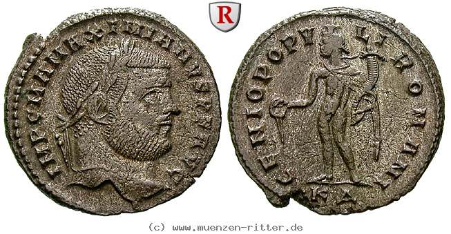 Klicken Sie auf das Bild um es auf Ihrem Rechner zu speichern maximianus-herculius-follis/90938.jpg