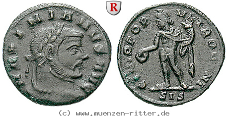 Klicken Sie auf das Bild um es auf Ihrem Rechner zu speichern maximianus-herculius-viertelfollis/68406.jpg