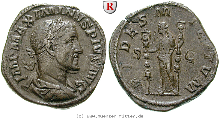 Klicken Sie auf das Bild um es auf Ihrem Rechner zu speichern maximinus-i-sesterz/98627.jpg