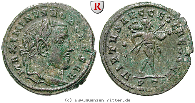 Klicken Sie auf das Bild um es auf Ihrem Rechner zu speichern maximinus-ii--caesar-follis/64039.jpg