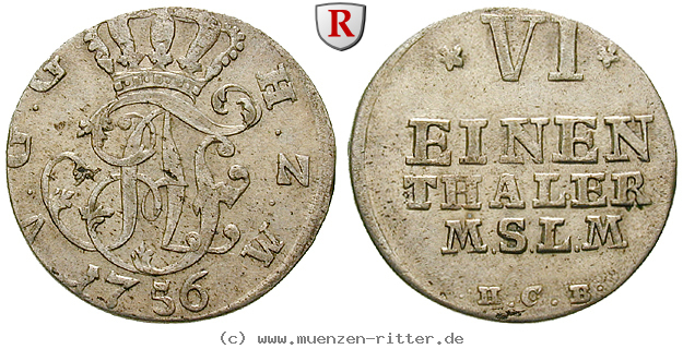 Klicken Sie auf das Bild um es auf Ihrem Rechner zu speichern mecklenburg-adolph-friedrich-iv-1-6-taler/48278.jpg