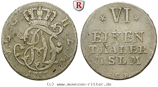 Klicken Sie auf das Bild um es auf Ihrem Rechner zu speichern mecklenburg-adolph-friedrich-iv-1-6-taler/eadt6921.jpg
