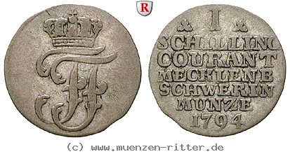 Klicken Sie auf das Bild um es auf Ihrem Rechner zu speichern mecklenburg-friedrich-franz-i-schilling/23419.jpg