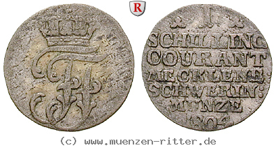 Klicken Sie auf das Bild um es auf Ihrem Rechner zu speichern mecklenburg-friedrich-franz-i-schilling/23421.jpg