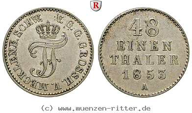 Klicken Sie auf das Bild um es auf Ihrem Rechner zu speichern mecklenburg-friedrich-franz-ii-1-48-taler/86068.jpg