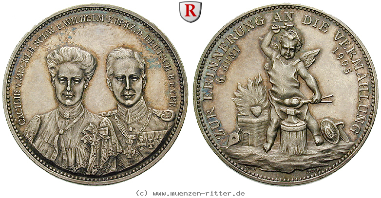 Klicken Sie auf das Bild um es auf Ihrem Rechner zu speichern mecklenburg-friedrich-franz-iv-silbermedaille/53126.jpg