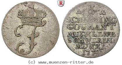 Klicken Sie auf das Bild um es auf Ihrem Rechner zu speichern mecklenburg-friedrich-schilling/23417.jpg
