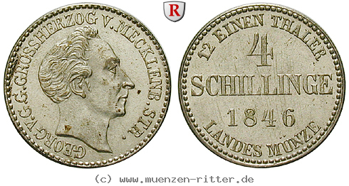 Klicken Sie auf das Bild um es auf Ihrem Rechner zu speichern mecklenburg-georg-4-schilling/31523.jpg