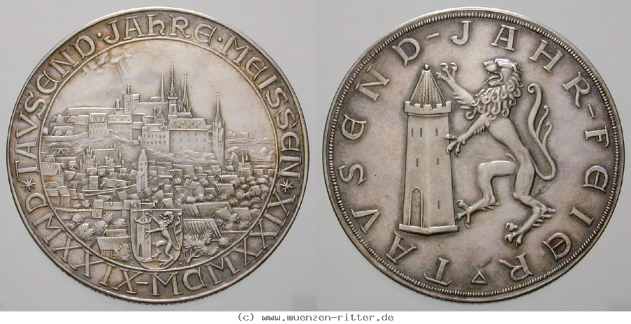 Klicken Sie auf das Bild um es auf Ihrem Rechner zu speichern meissen-stadt-silbermedaille/emed314.jpg