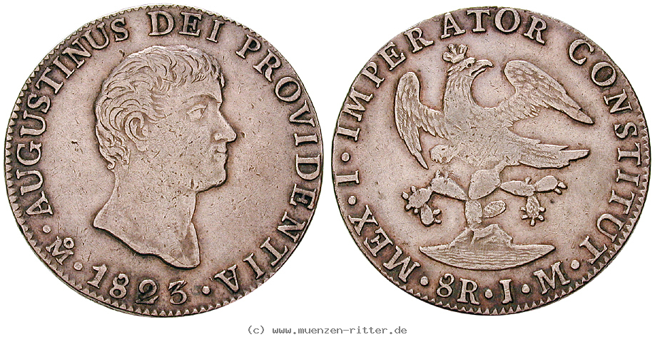 Klicken Sie auf das Bild um es auf Ihrem Rechner zu speichern mexiko-augustin-i-iturbide-8-reales/13315.jpg