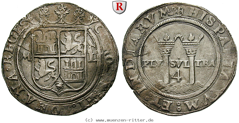 Klicken Sie auf das Bild um es auf Ihrem Rechner zu speichern mexiko-carlos-i-und-johanna-4-reales/99368.jpg
