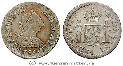 Klicken Sie auf das Bild um es auf Ihrem Rechner zu speichern mexiko-carlos-iii-1-2-real/13073.jpg