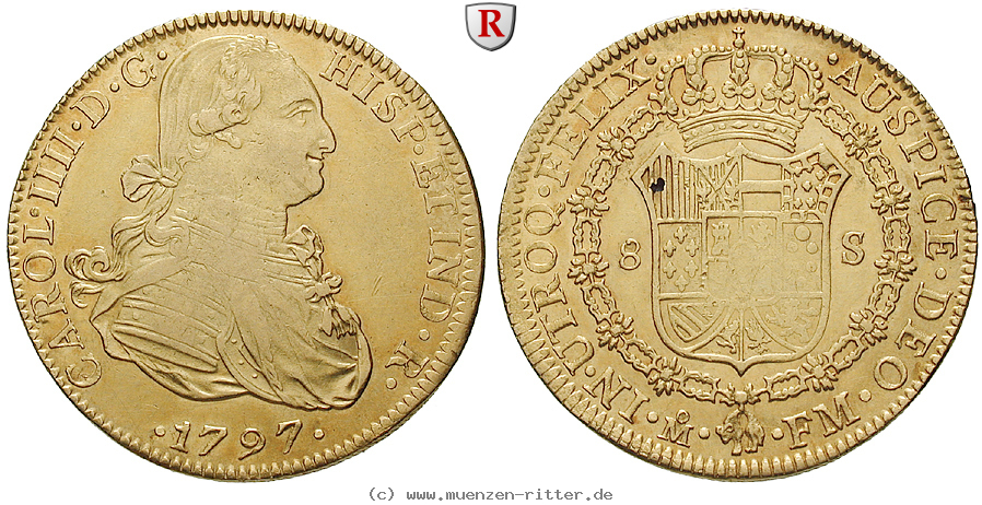 Klicken Sie auf das Bild um es auf Ihrem Rechner zu speichern mexiko-carlos-iv-8-escudos/73307.jpg