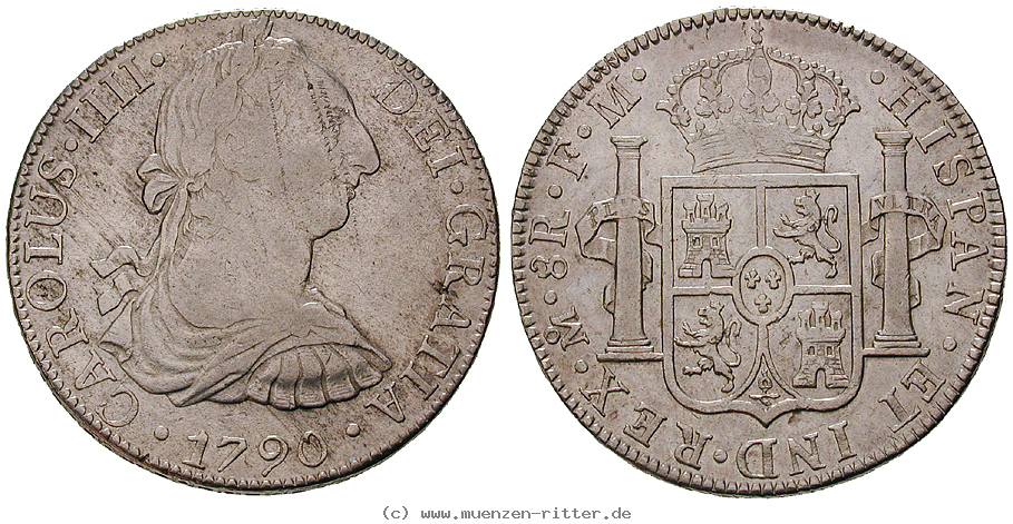 Klicken Sie auf das Bild um es auf Ihrem Rechner zu speichern mexiko-carlos-iv-8-reales/13125.jpg