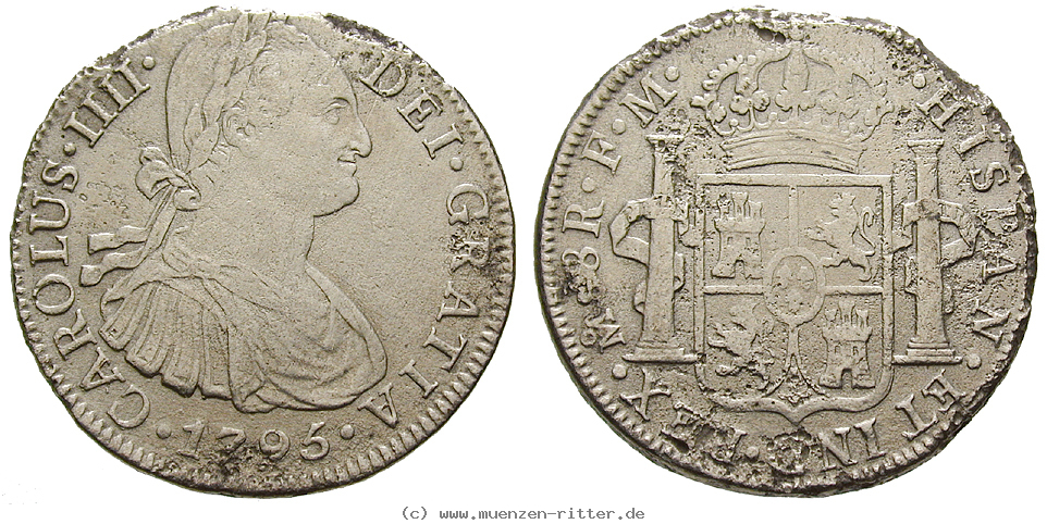 Klicken Sie auf das Bild um es auf Ihrem Rechner zu speichern mexiko-carlos-iv-8-reales/30587.jpg