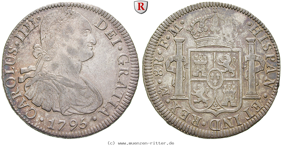 Klicken Sie auf das Bild um es auf Ihrem Rechner zu speichern mexiko-carlos-iv-8-reales/76256.jpg