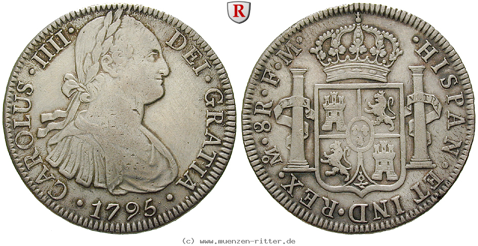 Klicken Sie auf das Bild um es auf Ihrem Rechner zu speichern mexiko-carlos-iv-8-reales/99862.jpg