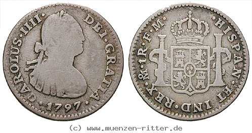 Klicken Sie auf das Bild um es auf Ihrem Rechner zu speichern mexiko-carlos-iv-real/13149.jpg