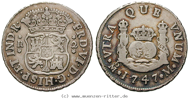 Klicken Sie auf das Bild um es auf Ihrem Rechner zu speichern mexiko-ferdinand-vi-2-reales/13021.jpg