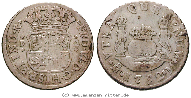 Klicken Sie auf das Bild um es auf Ihrem Rechner zu speichern mexiko-ferdinand-vi-2-reales/13023.jpg