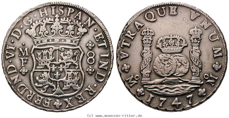 Klicken Sie auf das Bild um es auf Ihrem Rechner zu speichern mexiko-ferdinand-vi-8-reales/13010.jpg
