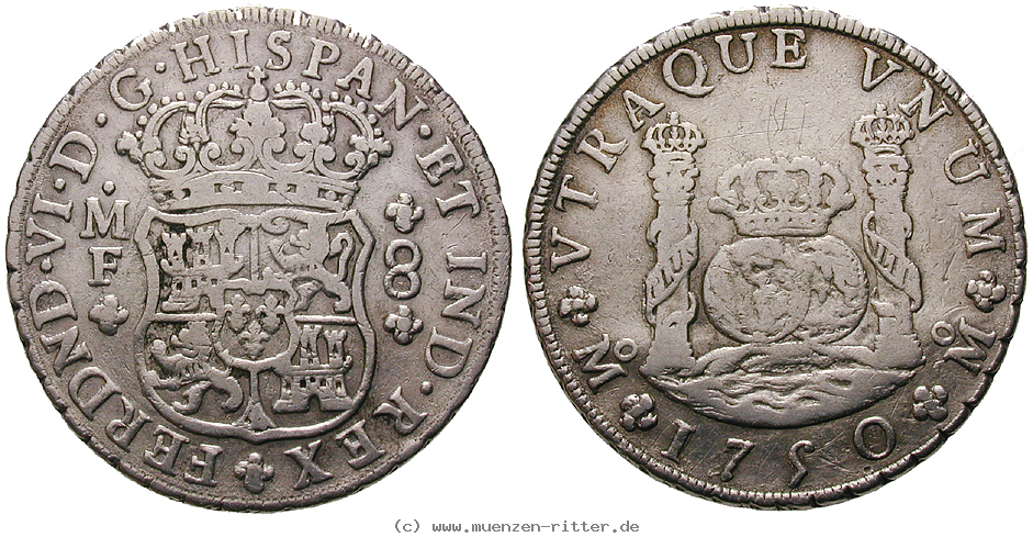 Klicken Sie auf das Bild um es auf Ihrem Rechner zu speichern mexiko-ferdinand-vi-8-reales/13011.jpg