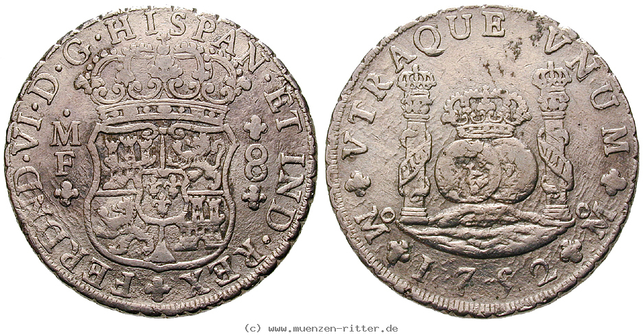 Klicken Sie auf das Bild um es auf Ihrem Rechner zu speichern mexiko-ferdinand-vi-8-reales/13012.jpg