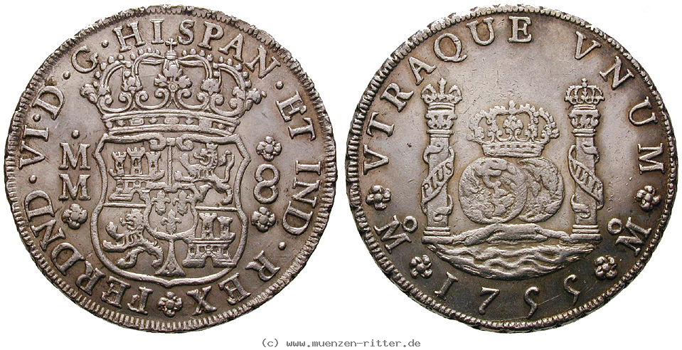 Klicken Sie auf das Bild um es auf Ihrem Rechner zu speichern mexiko-ferdinand-vi-8-reales/13014.jpg