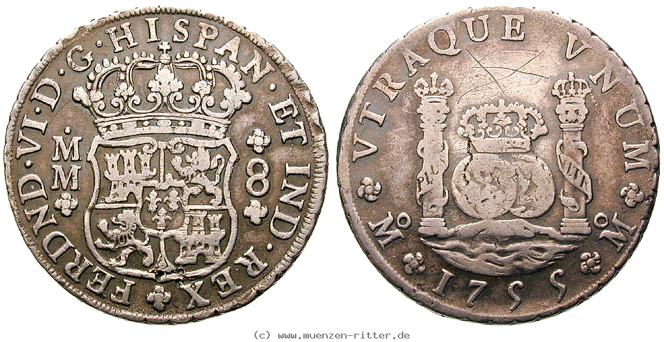 Klicken Sie auf das Bild um es auf Ihrem Rechner zu speichern mexiko-ferdinand-vi-8-reales/13015.jpg
